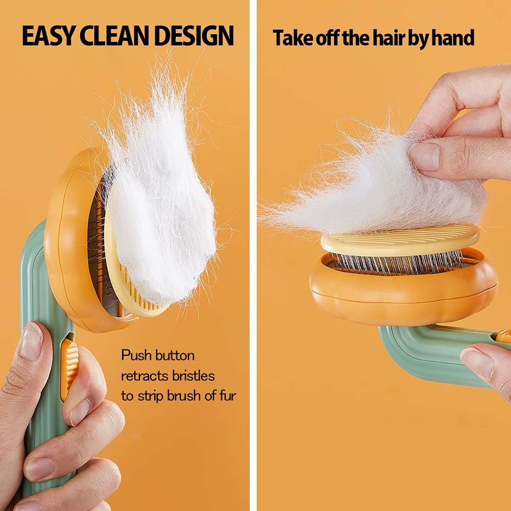 Pet Grooming Pumpkin Brush