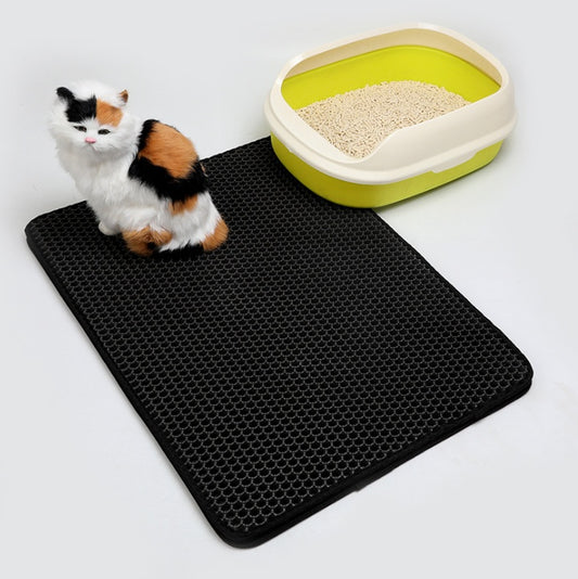 Pet Cat Double Litter Mat