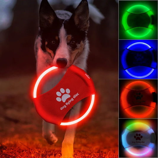 Glowing LED Luminous  Flying Discs Toy